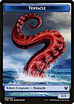 Human Soldier // Tentacle Double-Sided Token [Theros Beyond Death Tokens]