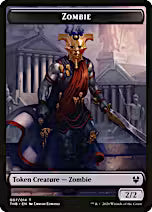 Human Soldier // Zombie Double-Sided Token [Theros Beyond Death Tokens]