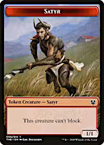 Zombie // Satyr Double-Sided Token [Theros Beyond Death Tokens]