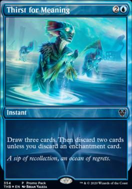 Thirst for Meaning (Promo Pack) [Theros Beyond Death Promos] [Foil]