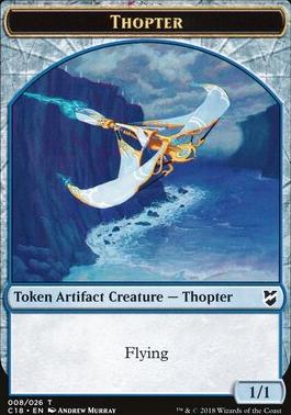 Myr (007) // Thopter (008) Double-Sided Token [Commander 2018 Tokens]