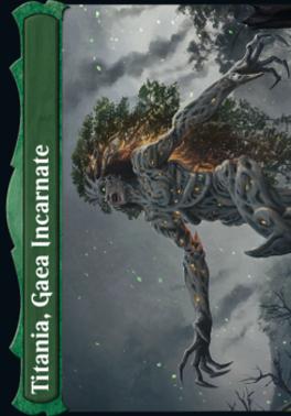 Titania, Voice of Gaea [The Brothers' War Prerelease Promos]
