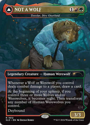 NOT A WOLF - Tovolar, Dire Overlord [Secret Lair Drop Series] [Foil]