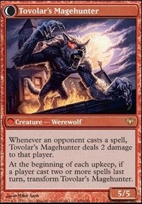 Mondronen Shaman // Tovolar's Magehunter [Dark Ascension] [Foil]