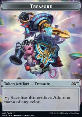 Zombie Employee // Treasure (013) Double-Sided Token [Unfinity Tokens]