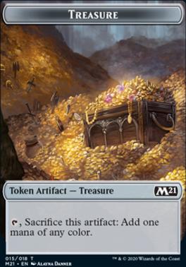 Pirate // Treasure Double-Sided Token [Core Set 2021 Tokens]