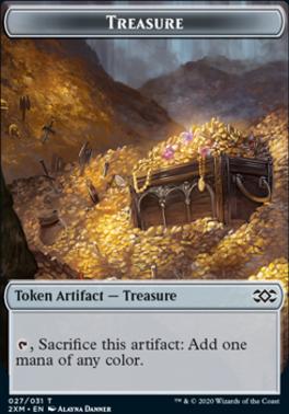 Servo // Treasure Double-Sided Token [Double Masters Tokens]