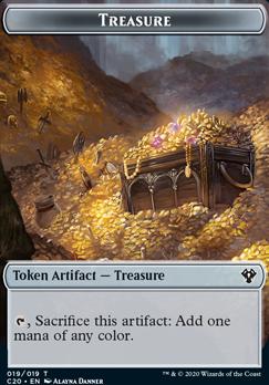 Human // Treasure Double-Sided Token [Commander 2020 Tokens]