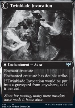 Twinblade Geist // Twinblade Invocation [Innistrad: Double Feature] [Foil]