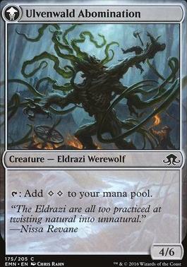 Ulvenwald Captive // Ulvenwald Abomination [Eldritch Moon] [Foil]