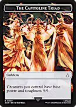 Assassin // Emblem - The Capitoline Triad Double-Sided Token [Assassin's Creed Tokens]