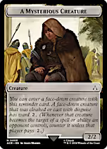 Assassin // A Mysterious Creature Double-Sided Token [Assassin's Creed Tokens]