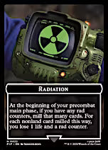 Radiation // Wasteland Survival Guide Double-Sided Token [Fallout Tokens]