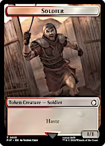 Radiation // Soldier (0010) Double-Sided Token [Fallout Tokens]