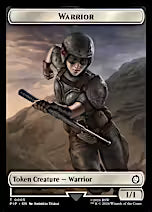 Energy Reserve // Warrior Double-Sided Token [Fallout Tokens]