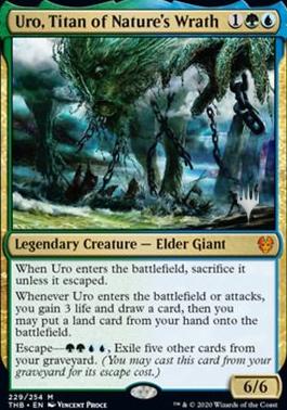 Uro, Titan of Nature's Wrath (Promo Pack) [Theros Beyond Death Promos] [Foil]