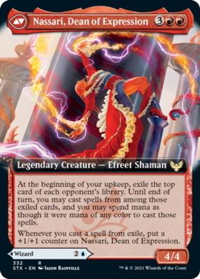 Uvilda, Dean of Perfection // Nassari, Dean of Expression (Extended Art) [Strixhaven: School of Mages] [Foil]