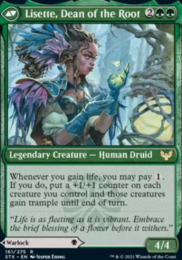 Valentin, Dean of the Vein // Lisette, Dean of the Root [Strixhaven: School of Mages] [Foil]