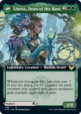 Valentin, Dean of the Vein // Lisette, Dean of the Root (Extended Art) [Strixhaven: School of Mages] [Foil]