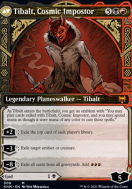 Valki, God of Lies // Tibalt, Cosmic Impostor (Showcase) [Kaldheim] [Foil]