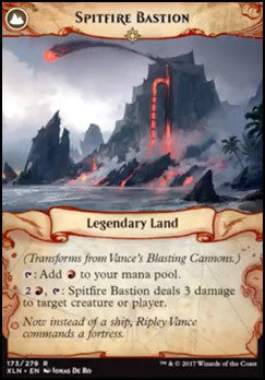 Vance's Blasting Cannons // Spitfire Bastion [Ixalan] [Foil]