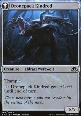 Vildin-Pack Outcast // Dronepack Kindred [Eldritch Moon] [Foil]