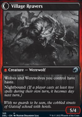 Village Watch // Village Reavers [Innistrad: Double Feature] [Foil]