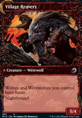 Village Watch // Village Reavers (Showcase Equinox) [Innistrad: Midnight Hunt] [Foil]
