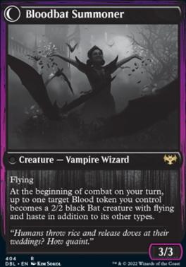 Voldaren Bloodcaster // Bloodbat Summoner [Innistrad: Double Feature] [Foil]