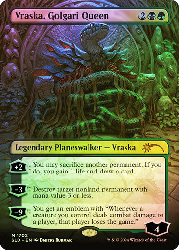Vraska, Golgari Queen (1702) (Rainbow Foil) [Secret Lair Drop Series]