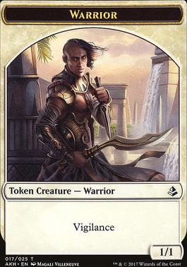 Honored Hydra // Warrior Double-Sided Token [Amonkhet Tokens]