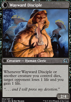 Pious Evangel // Wayward Disciple [Shadows over Innistrad] [Foil]