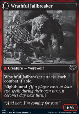Weary Prisoner // Wrathful Jailbreaker [Innistrad: Double Feature]