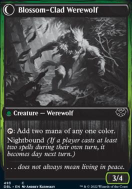 Weaver of Blossoms // Blossom-Clad Werewolf [Innistrad: Double Feature]