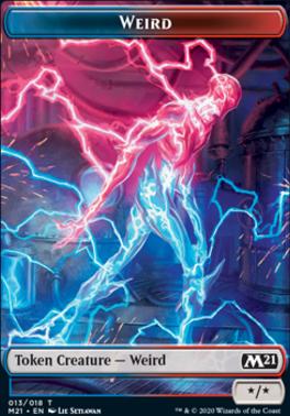 Dog // Weird Double-Sided Token [Core Set 2021 Tokens]