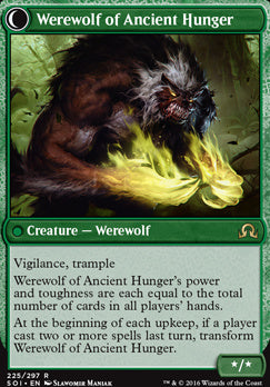 Sage of Ancient Lore // Werewolf of Ancient Hunger [Shadows over Innistrad Prerelease Promos]