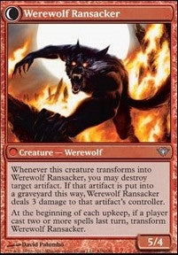 Afflicted Deserter // Werewolf Ransacker [Dark Ascension]