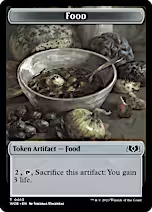 Beast // Food (0013) Double-Sided Token [Wilds of Eldraine Tokens]