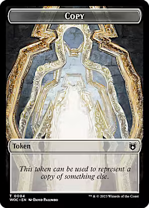Copy // Monster Role / Virtuous Role Double-Sided Token [Wilds of Eldraine Commander Tokens]