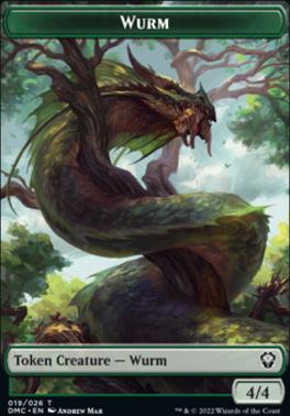 Soldier // Wurm Double-Sided Token [Dominaria United Tokens]