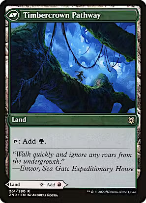 Cragcrown Pathway // Timbercrown Pathway [Zendikar Rising] [Foil]