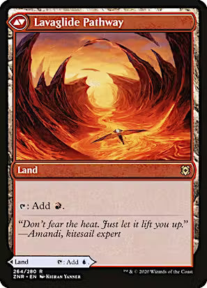 Riverglide Pathway // Lavaglide Pathway [Zendikar Rising] [Foil]