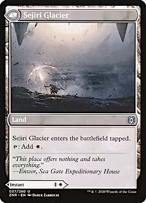 Sejiri Shelter // Sejiri Glacier [Zendikar Rising] [Foil]