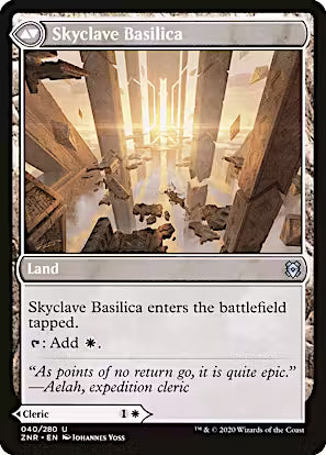 Skyclave Cleric // Skyclave Basilica [Zendikar Rising] [Foil]