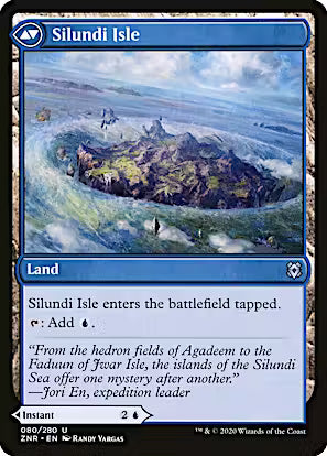 Silundi Vision // Silundi Isle [Zendikar Rising] [Foil]
