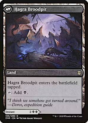 Hagra Mauling // Hagra Broodpit [Zendikar Rising]