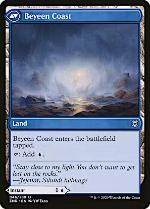 Beyeen Veil // Beyeen Coast [Zendikar Rising] [Foil]