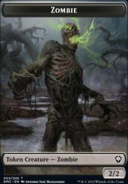 Bird (002) // Zombie Double-Sided Token [Dominaria United Tokens]