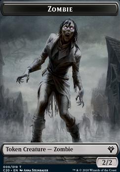 Human Soldier (003) // Zombie Double-Sided Token [Commander 2020 Tokens]